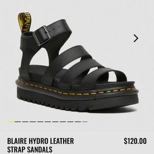 Dr. Martens Blair Women's Hydro Leather Strap Sandals